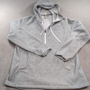 Duluth Trading Two Harbors Polartec Hoodie Mens Large Polartec Fleece 1/2 Zip